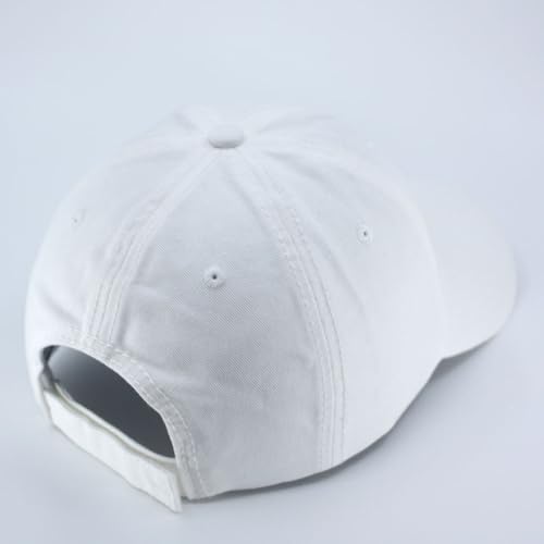 Image of Classic Washed Cotton Baseball Cap - Vintage Adjustable Dad Hat, Curved Bill for Men Women, Outdoor Everyday Wear