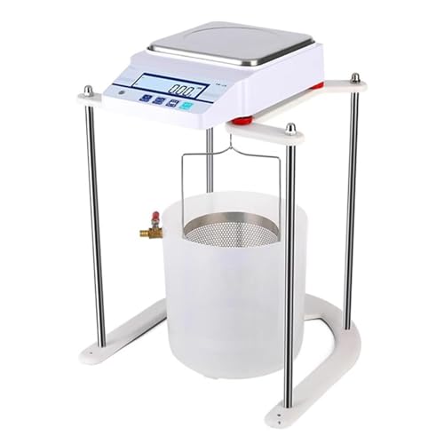 Balanza Hidrostática Digital, Balanza Hidrostática Electrónica De Laboratorio Con Soporte Y Cesta Suspendida, Rango De 2 Kg/5 Kg/10 Kg/15 Kg, Salida De Datos, Valor De Graduación De 0,1 G, Para Medir