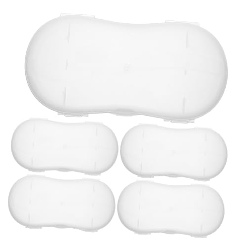 BUGUUYO 5pcs Travel Toothbrush Box Pen Storage Compact Organizer for Travel Home