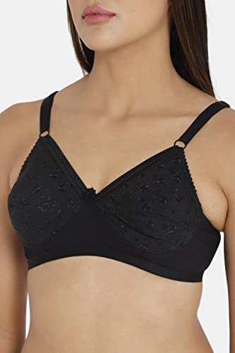 Image of Naidu Hall Women's Cotton Brassiere | Non-Padded | Non-Wired | Full Coverage | Regular Bra for Women 1 Piece