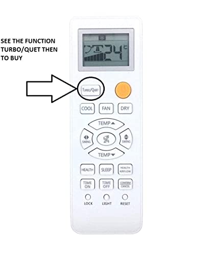 Image of 5 Year Warranty AC Remote Compatible for HAIER AC RTemote (Cool Fan Dry Button)