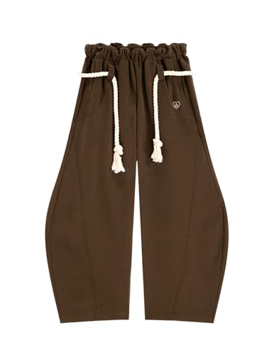 Image of Aelfric Eden Super Baggy Barrel Sweatpants Wide Leg Pants for Women Men Casual Elastic Waist Unisex Lantern Trouser Pants