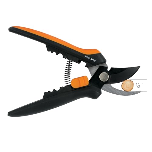 Image of Fiskars Floral Bypass Pruning Shears, Garden Clippers for Deadheading, 10.75 x 3.88 inches (Pack of 6)