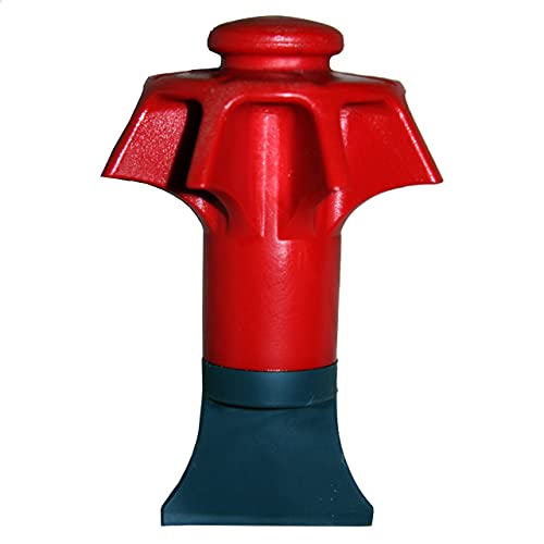 Danco Disposal Genie Garbage Disposal Strainer | Kitchen Sink Drain Splash Guard | Food Scraper | Red (10451)
