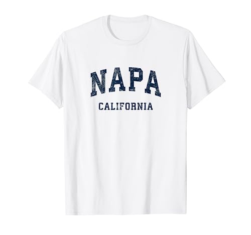 Diseño deportivo vintage de Napa California CA Camiseta