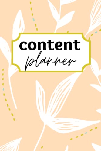 Content Planner: Feminine Blog and Content Planner