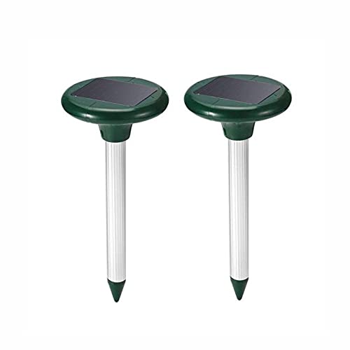 OOSMA Upgraded Small and High Effective Solar Powered Safe Snake Repellent - 2 Pieces Pack (WIth Vibrendum Moter & Big Solar panel and Battery) (B07XCCBY7R) Amazon Price History, Amazon Price Tracker