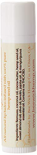 Bee Wick Lip Balm- 4 Pack- Hemp Lip Balm Made With Beeswax And Hemp Seed Oil (Assorted (Pack Of 4)) #TOP1