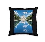 Lincoln Memorial Reflecting Pool Washington DC US Landmark Throw Pillow