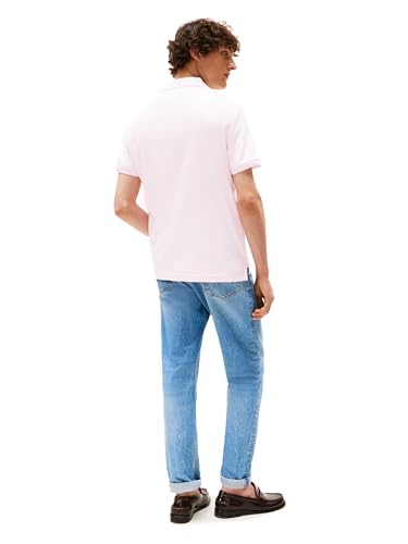 Image of Tommy Hilfiger Mens Short Sleeve Casual Polo Shirts in Regular Fit with Liquid Cotton