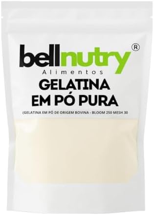 Gelatina Pura Natural Sem Sabor E Incolor 500g