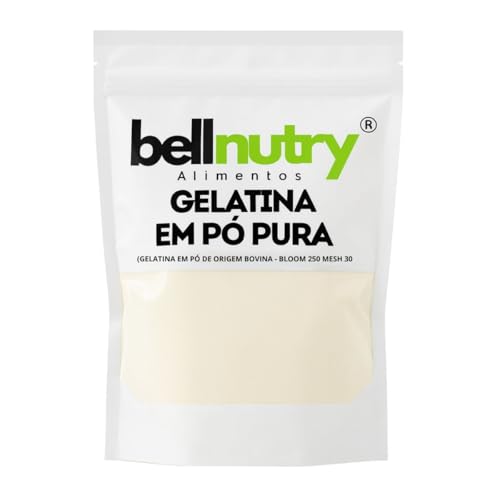 Gelatina Pura Natural Sem Sabor E Incolor 500g