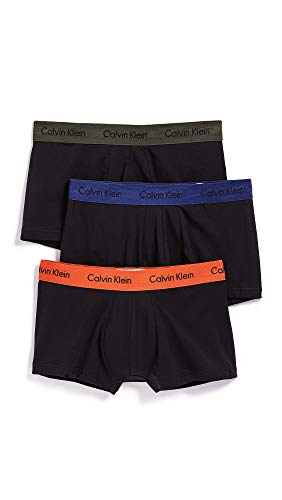 Image of Calvin Klein Cotton Stretch 3 Pack Low Rise Trunks
