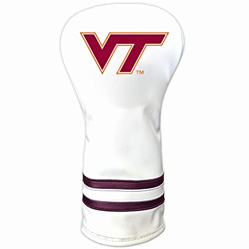 Vintage White Hokies Driver Head Cover