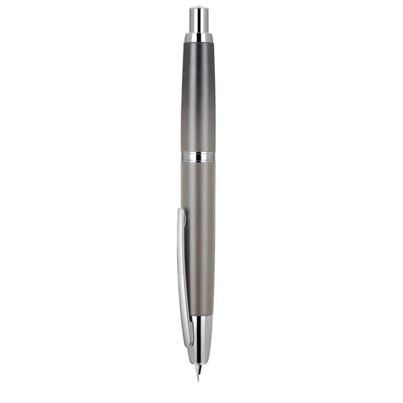 Stylo plume rétractable en métal fin F rouge pour éviter les capuchons perdus