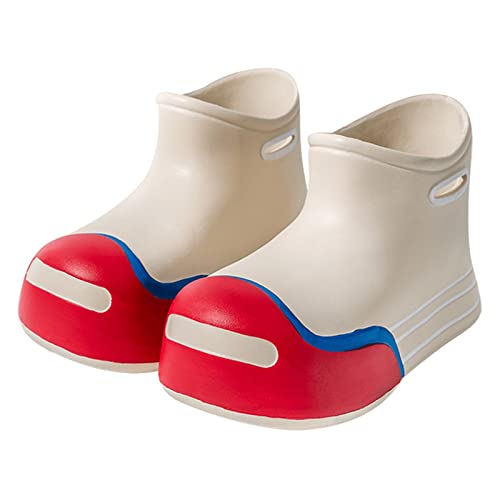 Booths for Kids Boys Girls Cute Colorful Rain Boots Portable Comfortable Anti Slip Rainy Day Wear