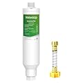 Waterdrop Hose Water Filter with Hose Protector, Reduces Chlorine, Odor, Improve Plants Health. Ideal for Gardening, Farming and Pets
