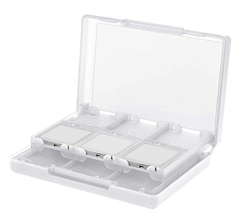 Mein-HERZ-2-Pcs-Nintendo-3DS-Aufbewahrungsetui-28-in-1-Spiel-Kartenspeicher-Aufbewahrungskoffer-Organizer-Halter-fuer-Nintendo-3DS-3DS-LL-DS-DSi-XL-DS-Lite-2DS-NDS-Blau-Weiss