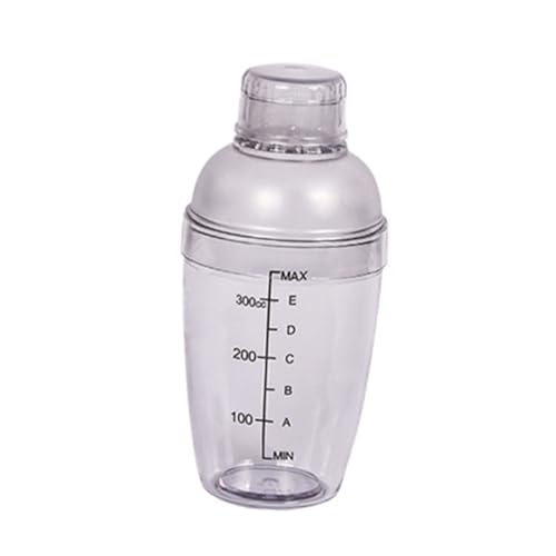 Cabilock Criba Vibradora Coctelera Vaso Mezclador Negro Para Martini Cócteles Mano Con Graduación Para Té Con Leche y Vino