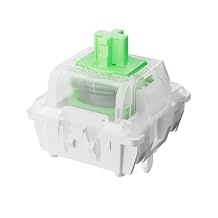 Keychron Magnetic Switches Aurora Linear - 110 PCS, Gateron Double-Rail Hall Effect, 50gf Pre-Lubed, 0.1mm Adjustable Actuation, Compatible K/Q HE & Lemokey HE NOT for 8K HE Models