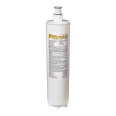 Filtrete Advanced Under Sink Quick Change Water Filtration Filter 3US-PF01, for use with 3US-PS01 System, 1 Count (Pack of 1), White