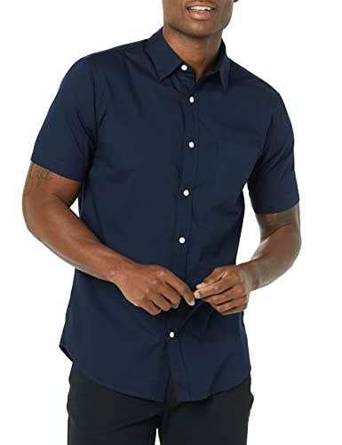 Amazon Essentials Men's Slim-Fit Short-Sleeve Poplin Shirt4