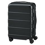 無印良品 バーを自由に調節できる ハードキャリーケース (36L) ユニセックス大人 EEE45A5A 黒