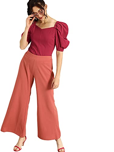 Image of Nefer Women's Solid V-Neck T-Shirt