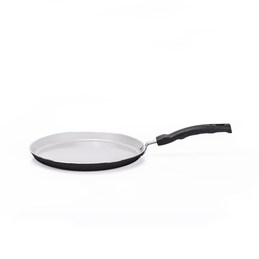 Moneta Futura Crêpière Ø25 cm, revêtement FineGres naturel anti-adhésif, convient également aux plaques à induction 100% fabriquée en Italie