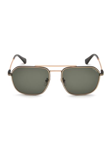 Image of Police Eyewear | Grey Lens | Black Frame | Full Rim Square Shape Branded and Stylish Sunglasses | 100% UV Protection | Mens Sunglasses| Size Large | SPLF64K57300SG