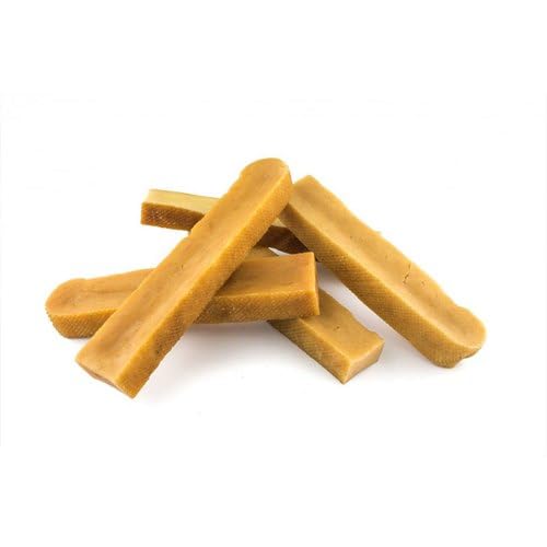 Snack per Cani al Gusto Latte di Yak, Bastone al Formaggio Duro da Masticare, Masticativi Per Cani, Taglie XS <30g, S 30-50g, M 50-80g, L 80-120g, XL 120-140g (Taglia XS <30 G)