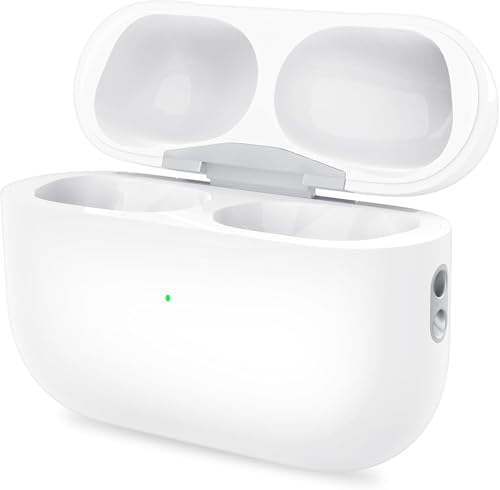 Image of Wireless Charging Case for Airpod Pro 1 & 2 Gen, Airpod Pro Charging Case Replacement wiht 660 mAh Battery, Replacement Airpod Pro 2 Charging Case with Bluetooth Pairing Sync Button,No Earduds