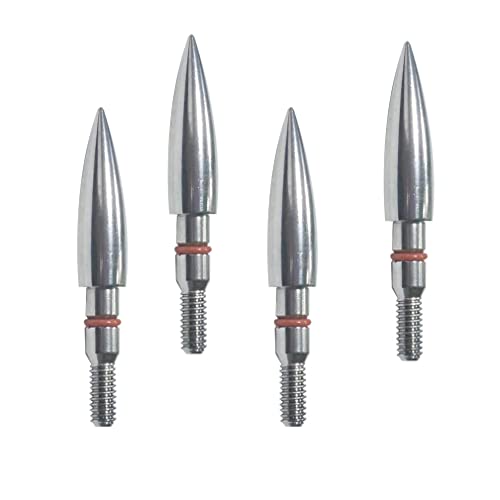 Image of 100 /125 /150 /200 /300 Grains Archery Field Points Practice Field Tips, Archery Target Practice Hunting Arrow Tip for Recurve, Compound Bow Crossbow, Stainless Steel Screw in Broadheads