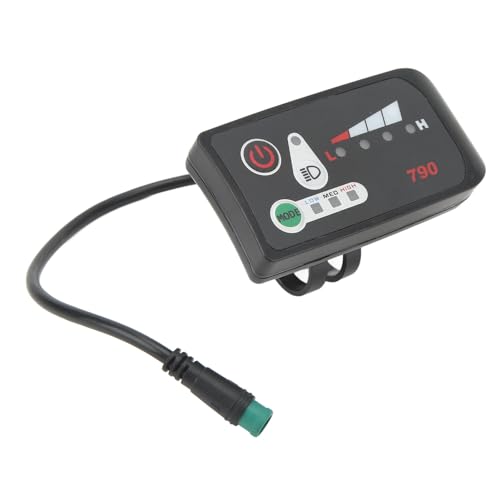 Display 48V Display 36V ABS Bici Elettrica Pannello di Visualizzazione Dell'alimentazione a LED Misuratore di Visualizzazione della Modifica della Bici Elettrica con (36V)