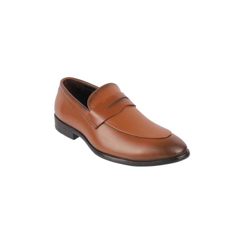 Image of Metro Men Leather Formal Slip-On Shoes