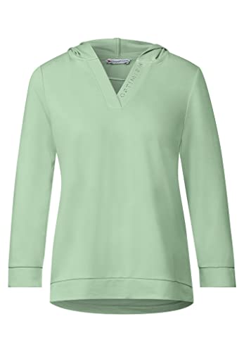 Street One A318897 Sweat à Capuche Manches 3/4, Clary Mint, 48 Femme Cover