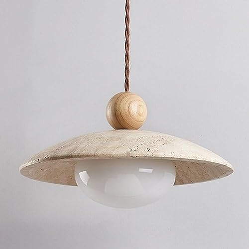 Abat-Jour en Verre Minimaliste et Châssis en Bois Noble pour Plafond