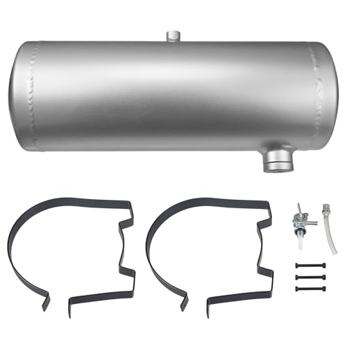 2 Gallon Minibike Gas Tank Fuel Tank Aluminum Cylinder 6 x 18' Center Fill minibike gas fuel tank...