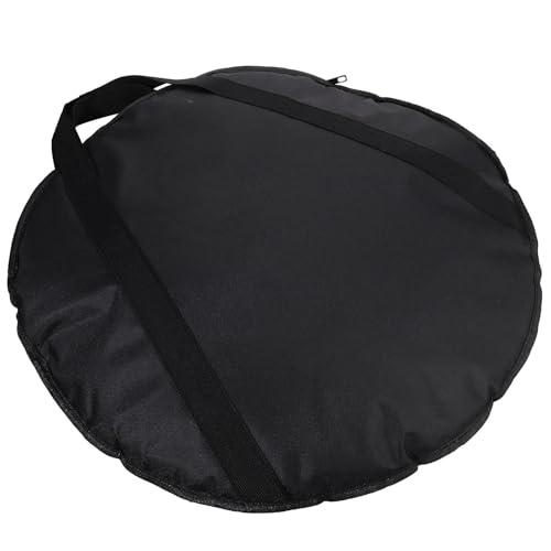 Toyvian Gepolsterte Handbeckentasche mit Strap aus Strapazierfähigem Oxford Stoff 59X59cm Schwarz Stoßfest für Musiker und Instrumententransport