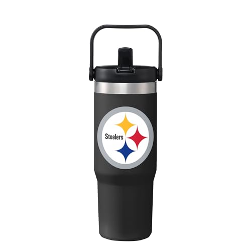 FOCO Pittsburgh Steelers NFL 30 oz Straw Tumbler
