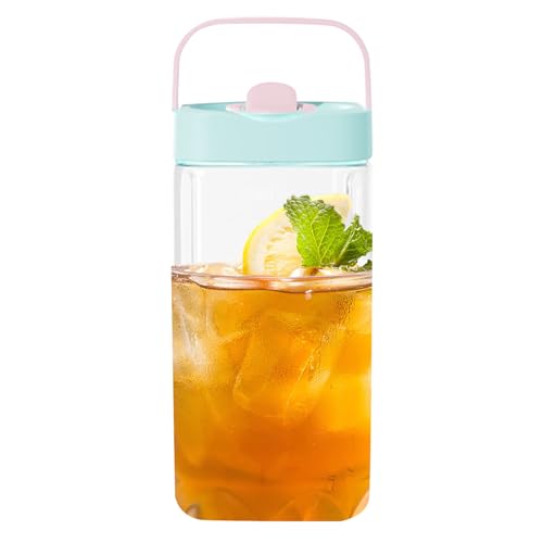 Dispensador de bebidas para frigorífico, jarra de agua de 3,5 L, recipiente para leche para frigorífico, bidón grande a prueba de fugas para té, zumo y bebidas para cocina, camping y fiestas |