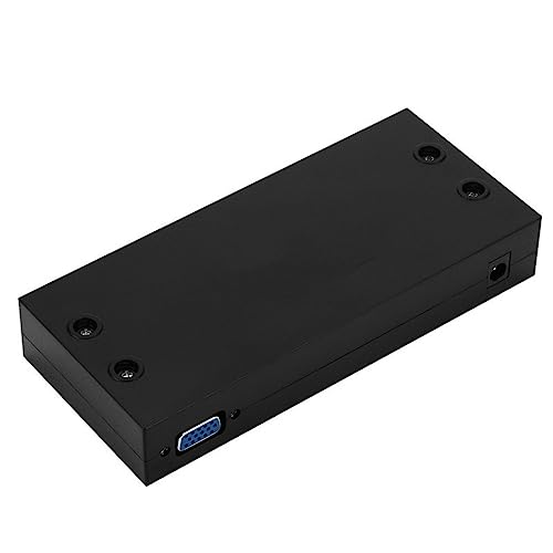 Suckoo 4 Way VGA Video switcher 4 in 1 Out 1 in 4 Out bi Directional interconvertible HD Video Sharer Bandwidth 500Mhz Computer Host External VGA TV Monitor Projector selector Switch Box 1920@1080P