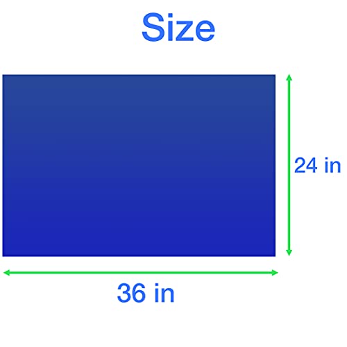 Image of CALPALMY 150 Sheets 24 inch x 36 inch Adhesive Mats - Sticky Mat for Laboratories, Homes, Construction Sites, and More - Remove Dust and Dirt from Shoes and Equipment Wheels -Blue