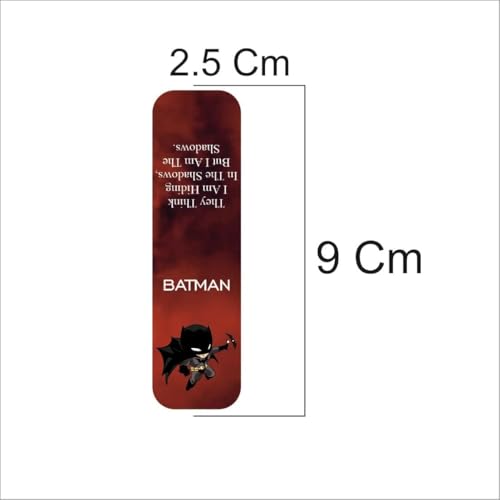 Image of Zesta Magnetic Bookmark Set of 7 | Aesthetic Book Mark for Reading | Cute Anime Bookmarks for Kids, Students | Book Accessories for Novels, Gifts for Readers(Justice League, 9X2.5 Cms)