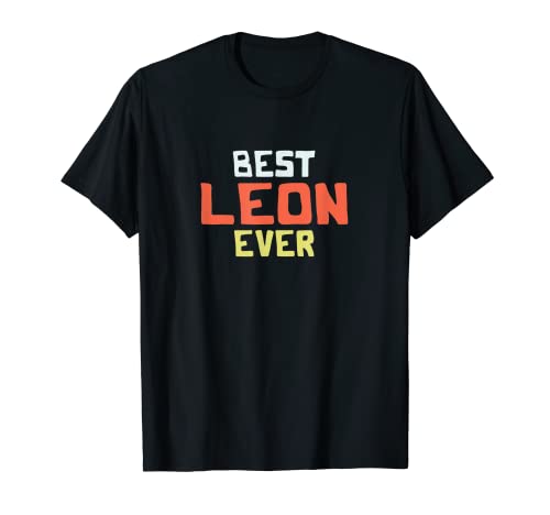 Mejor Leon Ever Nombre personalizado Parejas de apodo personalizado Camiseta