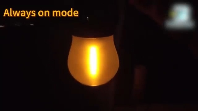 Lanterne Solaire Kaliqo – Flamme Dansante LED, 2 Modes, Rechargeable, IPX4, étanche, Ambiance Outdoor