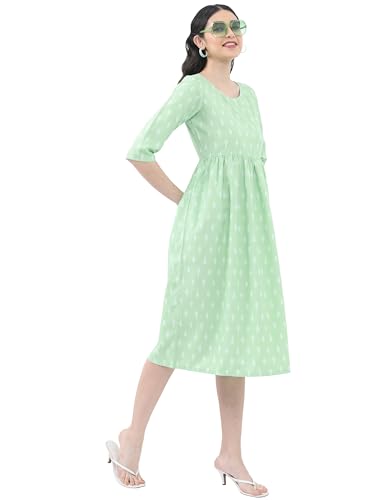 Image of Vishudh Women's Casual Dress | Comfortable Everyday Wear for All Occasions | Chic & Versatile Fashion for Women