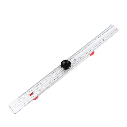 2 in 1 Adjustable Angle Ruler T Square, Aluminum Alloy, Wide Measurement Range, Versatile Application for Woodworking