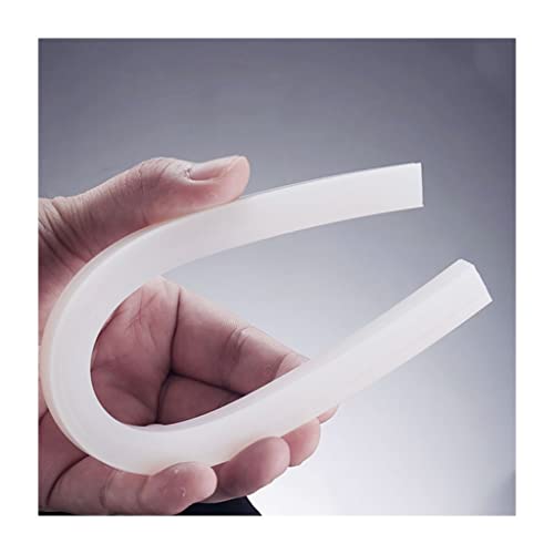 Caoutchouc silicone solide blanc profilé rond résistant 2 mètres - 3
