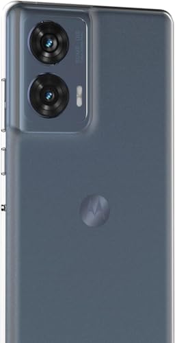 Image of REALCASE Silicone Moto Edge 50 Fusion | Moto G96 5G Back Cover Case, Scratch Resistant Protective Crystal Clear Transparent Shock Proof Bumper Back Cover Case for Moto Edge 50 Fusion | Moto G96 5G